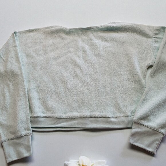 Good American 2 pack crop sweater for girl's size M, light green/light purple - Picture 5 of 6
